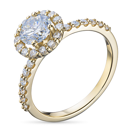 Кольцо из желтого золота