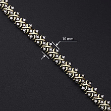 Браслет из комбинированного золота с бриллиантом (изготовление)