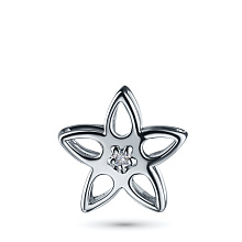 Подвеска из серебра с бриллиантом